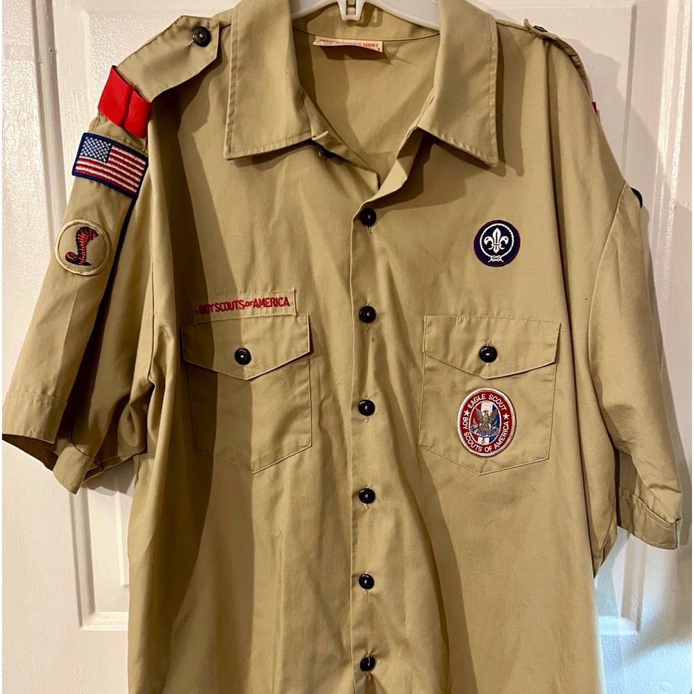 Men’s Boy Scouts of America Eagle Scout Uniform Shirt Size XXL